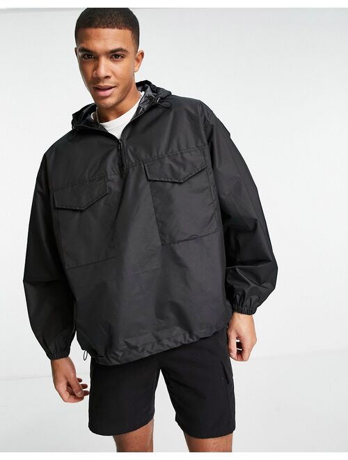 New Look overhead utility jacket in black