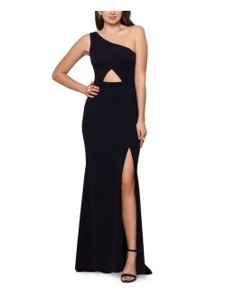 One-Shoulder Cutout Gown