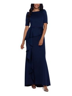 Cascading Ruffle Gown