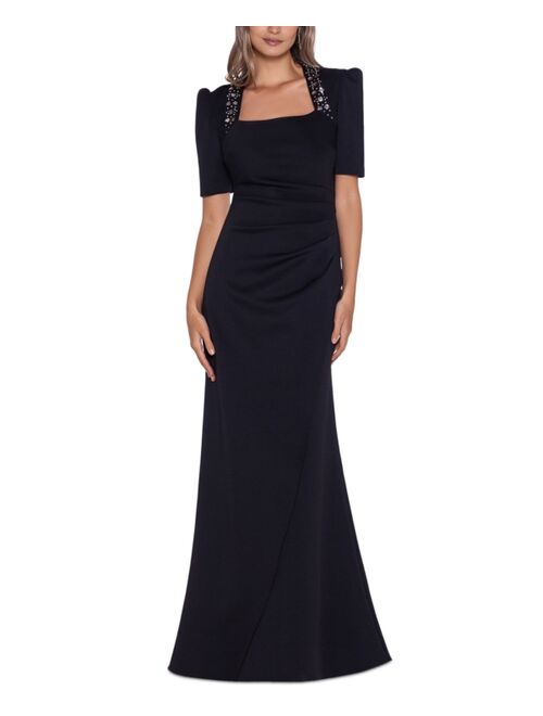 Xscape Embellished Fit & Flare Gown