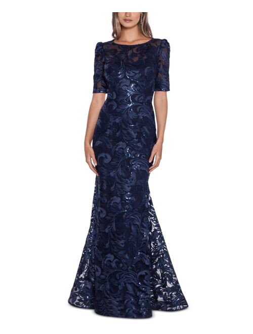 Xscape Sequinned Ball Gown