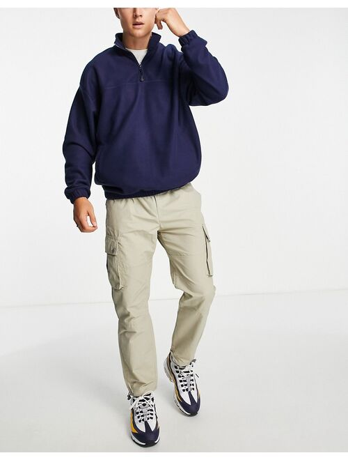 New Look cargo trackpants in stone