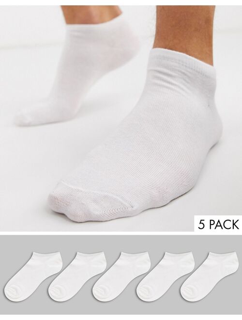 New Look sneaker socks in white