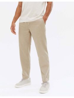 straight fit chinos in stone