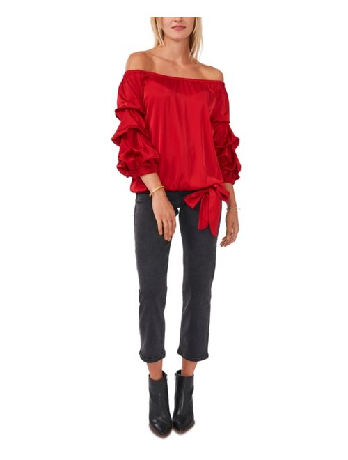 Vince Camuto Off-The-Shoulder Balloon-Sleeve Top