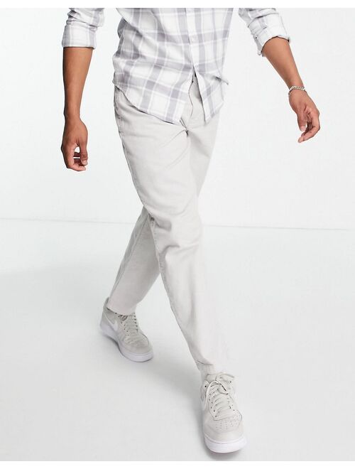 New Look original fit corduroy jeans in light gray