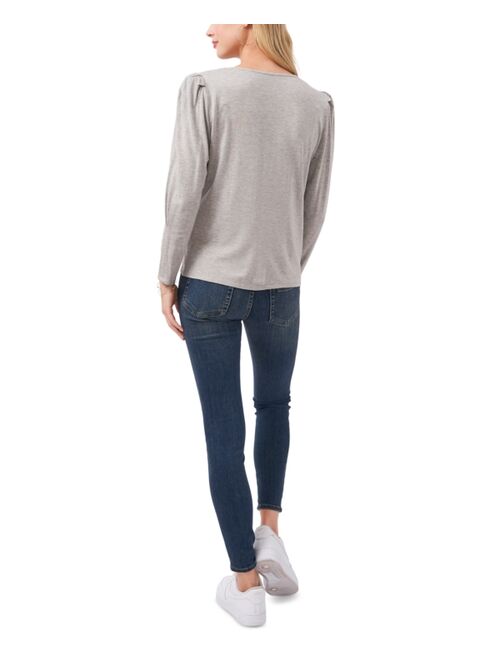 Vince Camuto Draped-Neck Top
