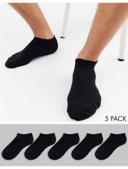 sneaker socks in black
