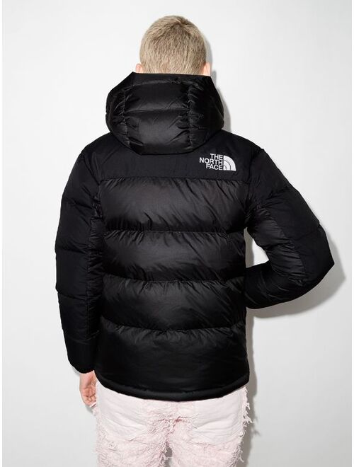 The North Face logo-embroidered puffer jacket