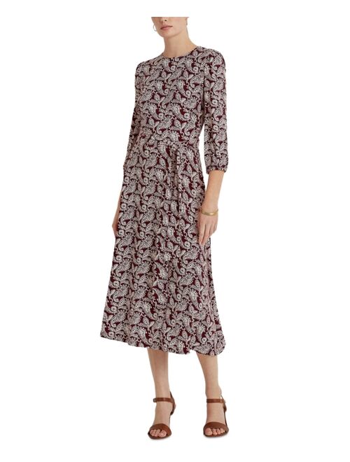 Polo Ralph Lauren Paisley Blouson-Sleeve Dress
