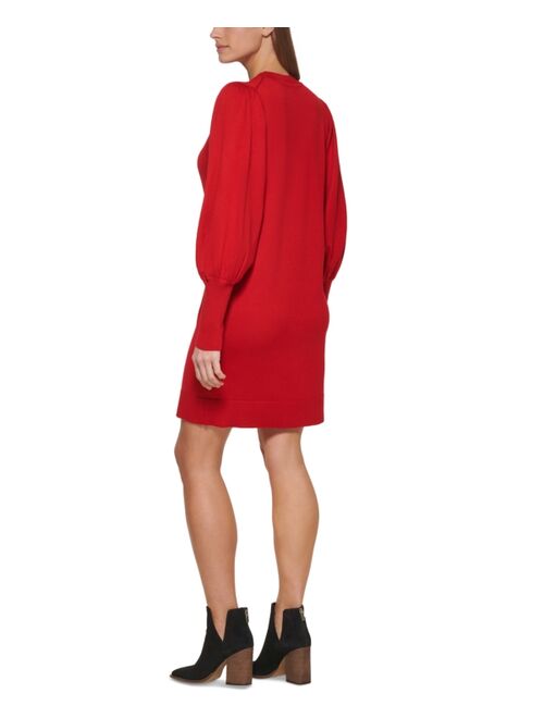 Vince Camuto Balloon-Sleeve Knit Dress