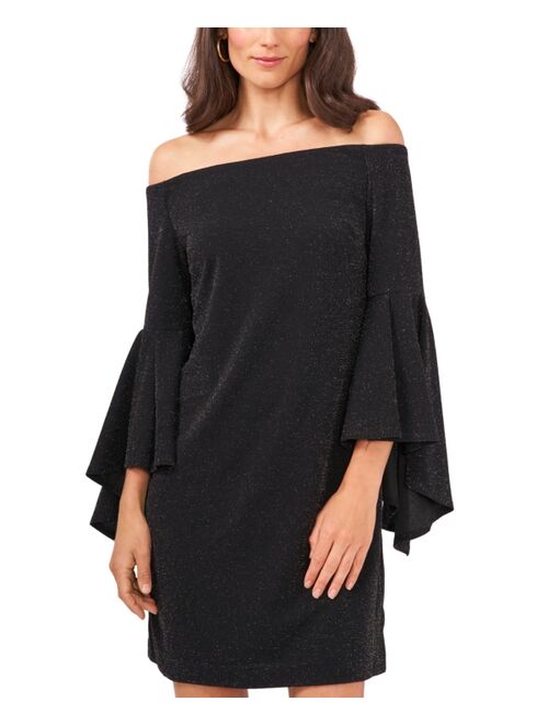 Vince Camuto Off-The-Shoulder Flutter-Sleeve Dress
