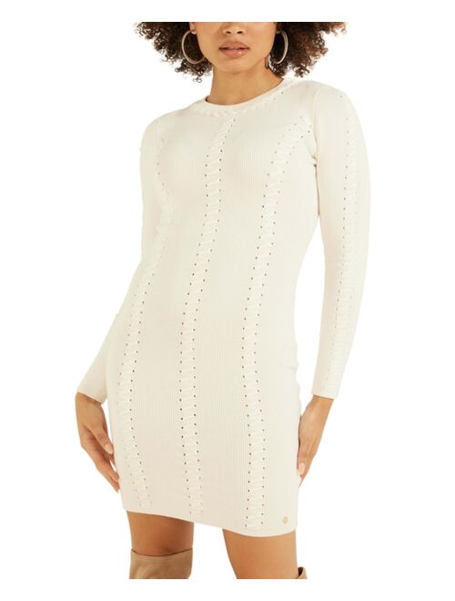 Guess Letitia Laced Sweater Dress