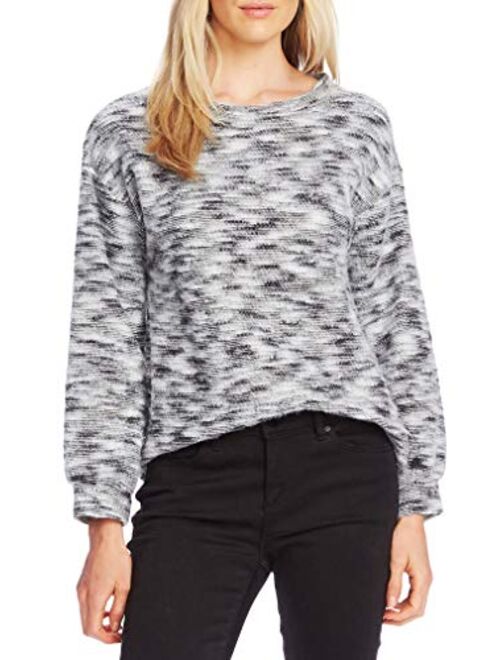 Vince Camuto Womens Knit Marled Sweater