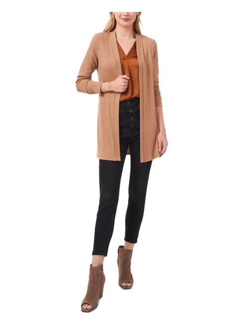 Vince Camuto Rib-Knit Open-Front Cardigan