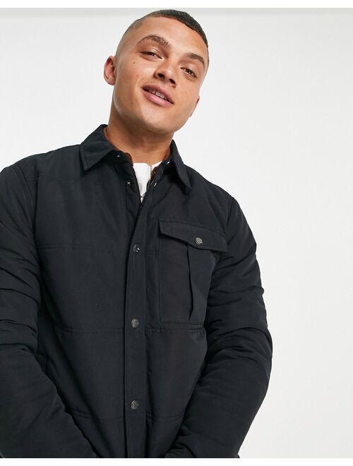 Only & Sons padded worker jacket in black