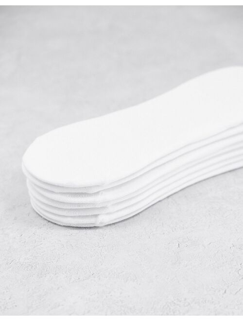 Only & Sons 7-pack invisible socks in white