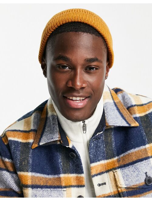 Only & Sons fisherman beanie in yellow