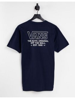 Sequence back print t-shirt in navy
