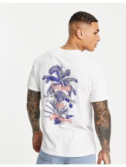 Market Print back print t-shirt in white