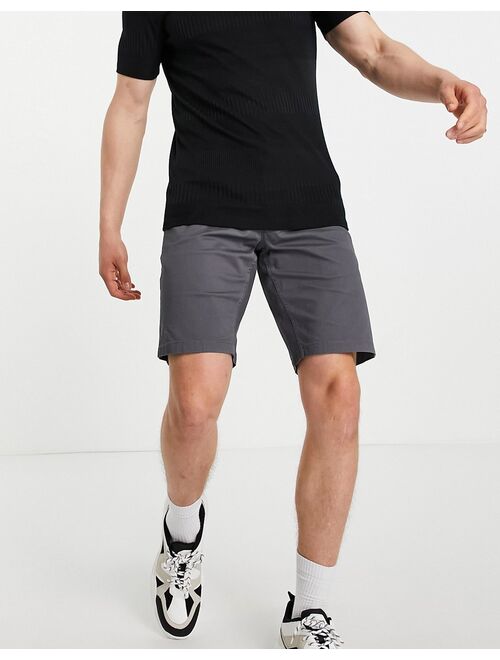 Only & Sons chino shorts in gray
