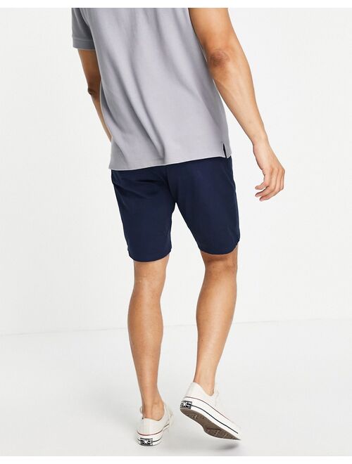 Only & Sons chino shorts in navy