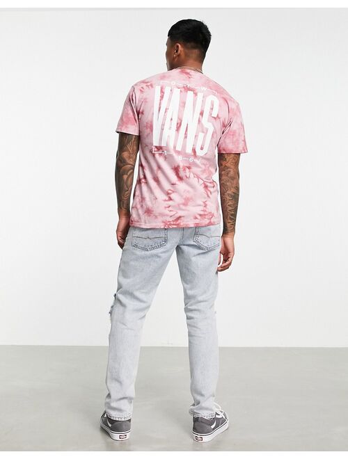 Vans Type Tie Dye t-shirt in pink