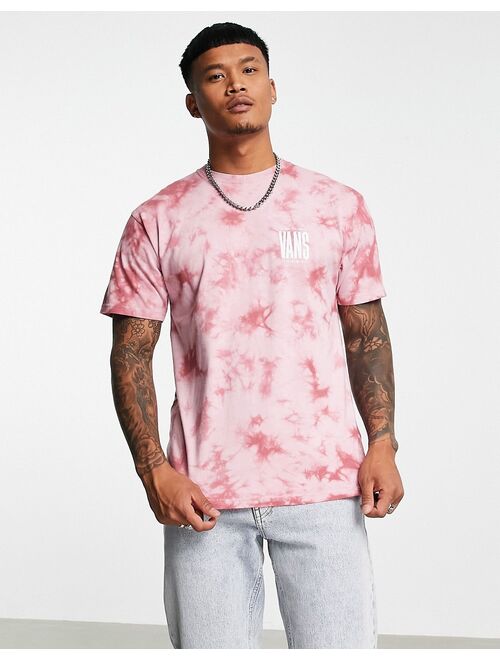 Vans Type Tie Dye t-shirt in pink