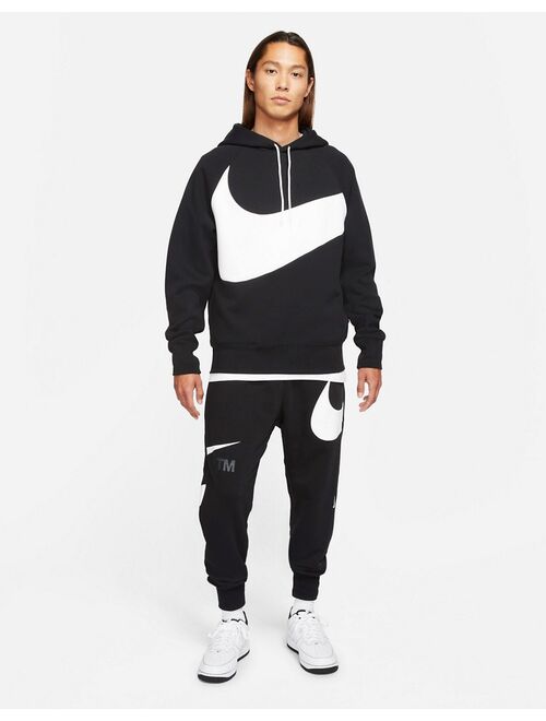 Nike Swoosh Pack Tech Fleece hoodie in black