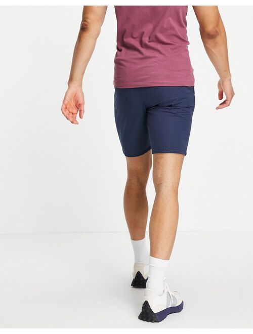 Only & Sons seersucker shorts in navy
