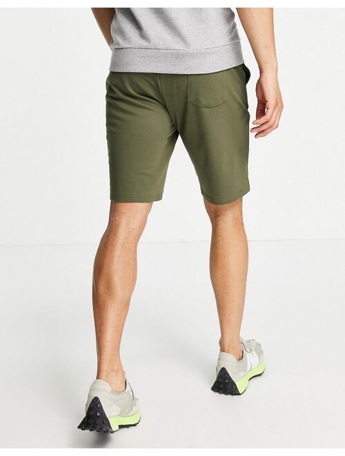 Only & Sons sweat shorts in khaki