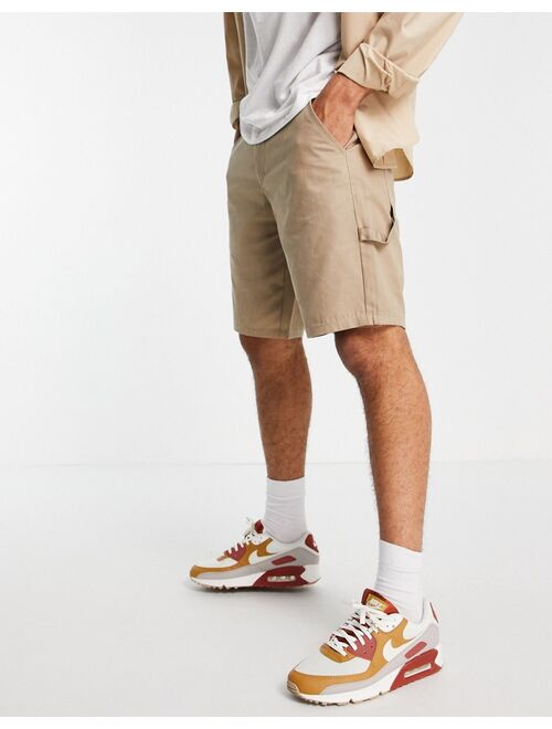 Only & Sons utility short in beige Exclusive at ASOS