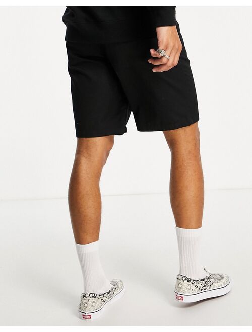 Vans Authentic relaxed chino shorts in black