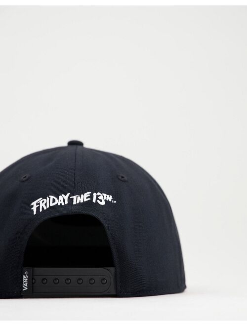Vans X Friday the 13th Terror snapback cap in black