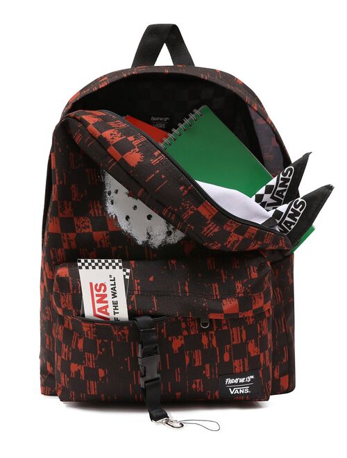 Vans X Friday the 13th Terror Old Skool IIII backpack in black/red