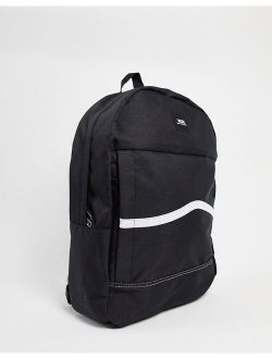 Construct skool backpack in black