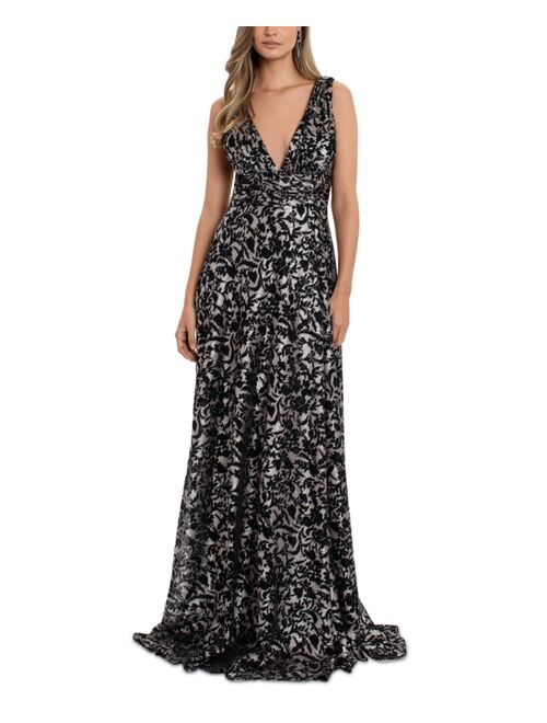 Betsy & Adam Floral-Lace Gown