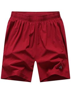 Men's Quick Dry Running Shorts Gym Athletic Workout Shorts for Men