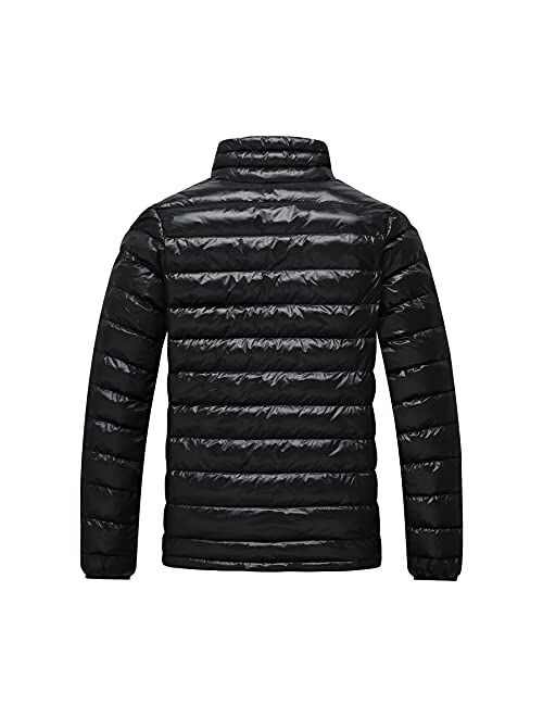 Moerdeng Women's Short Down Jacket Winter Warm Coat Lightweight Puffer Jacket with Pocket