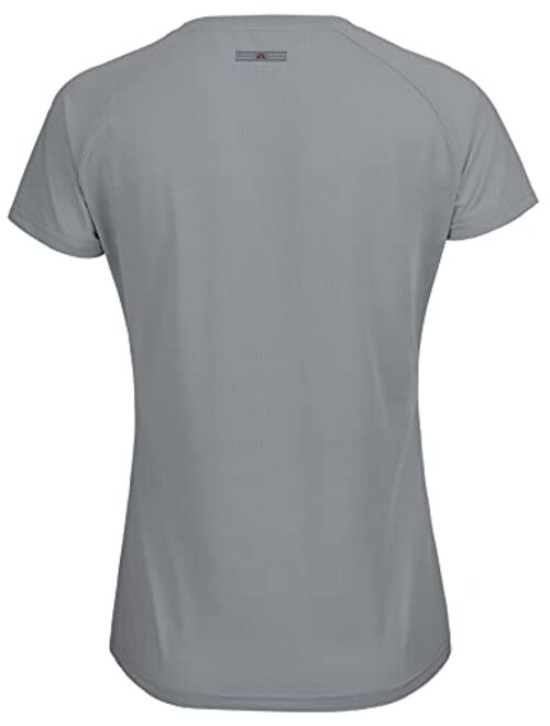 Moerdeng Women's Short Sleeve Shirt Sun Protection SPF Lightweight Quick Dry T-Shirts Workout Hiking Running