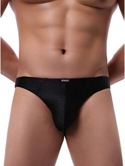 Men's Shining Thong Underwear Soft Stretch T-Back Mens Underwear Sexy Low Rise Under Panties