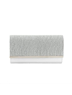 Queena Womens Shiny Sequins Evening Clutch Envelope Handbag Chain Purse for Wedding Party Prom Gift for Mom Wife Girlfriend