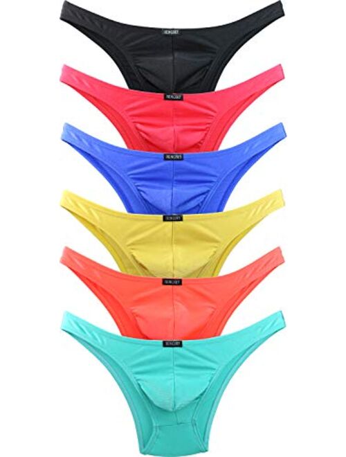 Buy iKingsky Men's Cheeky Underwear Mens Pouch Bikini Panties Sexy ...