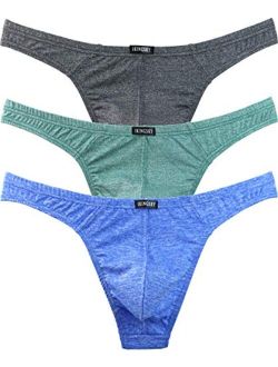 Men's Thong Underwear Soft Stretch T-back Mens Underwear