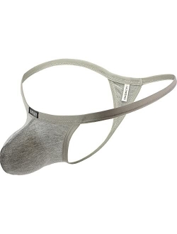 Men's Modal G-String Underwear Sexy Pouch Y-Back Thong Panties