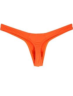 Men's Low Rise Pouch Thong Sexy T-back Underwear