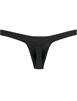 Men's Low Rise Pouch Thong Sexy T-back Underwear