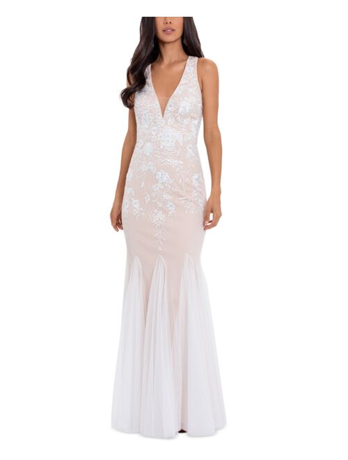 Betsy & Adam Embroidered Gown