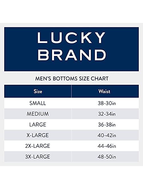 Lucky Brand Men's Underwear - Cotton Blend Stretch Boxer Briefs (6 Pack), Size X-Large, Black/Grey Print