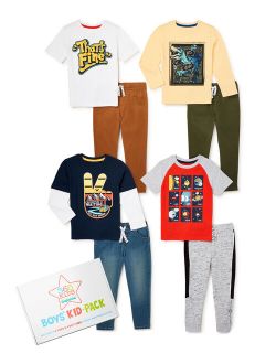 Boys Peace Kid-Pack Gift Box, 8-Piece Outfit Set, Sizes 4-10